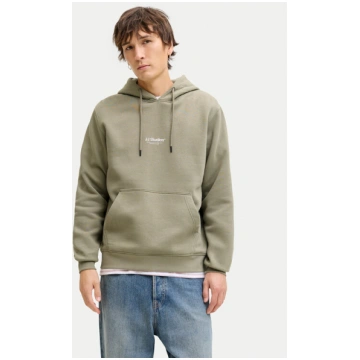 Jack & Jones Džemperis ar kapuci Soho 12278789 Zaļ