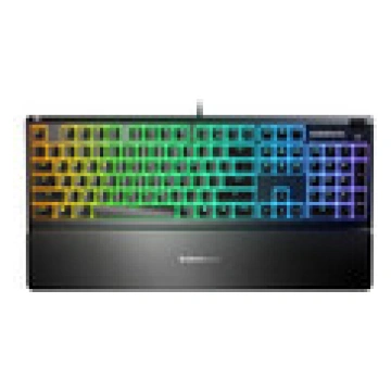 SteelSeries Apex 3 RGB - US layout keyboard