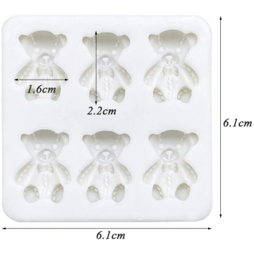 Bear Silicone Cake Baking Mold Sugarcraft Chocolat