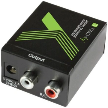 Techly Audio Converter for SPDIF Digital to Analog