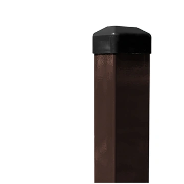 Žoga stabs kvadrātveida 60x40x1.3 mm, 2.3 m, RAL80