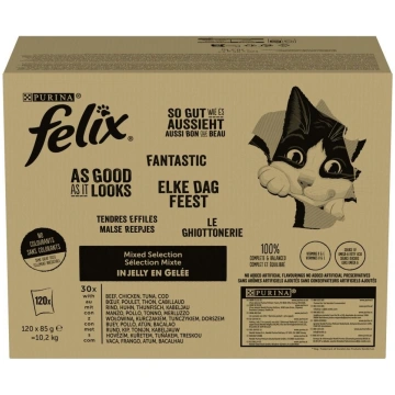 Purina Felix MIX 120x85g PURINA NESTLE EB689354895