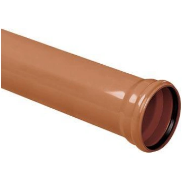 PVC caurule 200x4,9 SN4; 2m Wavin 1753011