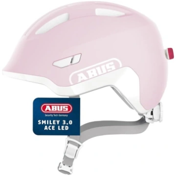 ABUS bērnu ķivere Smiley 3.0 ACE LED – velosipēda 