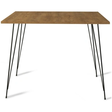 Galds Kalune Design Sandalf, ozola krās./melns krā