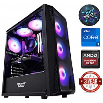 MDATA GAMING i7-12700KF 16GB 512GB SSD RX580 NOOS 