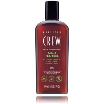 American Crew 3-IN-1 Tea Tree šampūns / kondicioni