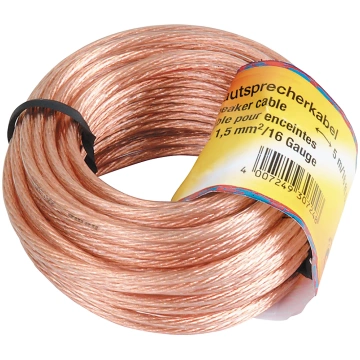 Hama Loudspeaker cable, 2 x 1,5 mm, 10 m - Vads, 0