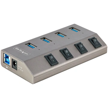 Startech 4-Port Self-Powered USB-C Hub with Indivi