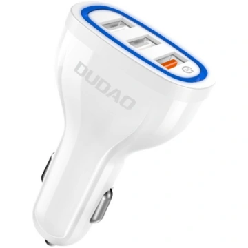 Dudao R7S automašīnas lādētājs 3x USB Quick Charge