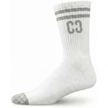 Core Icon Skate socks white zeķes CS-004