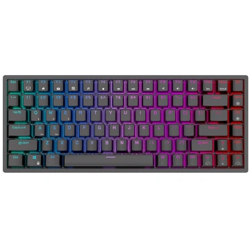 Bezvadu mehāniskā klaviatūra Royal Kludge RK84 RGB