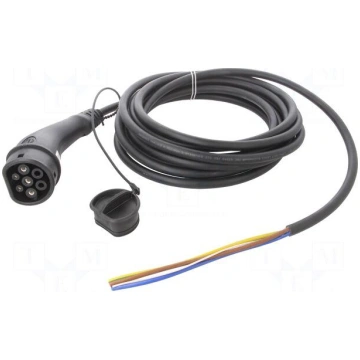 EMobility: cable | 1x0.5mm2,3x6mm2 | 250VAC | 7.4k