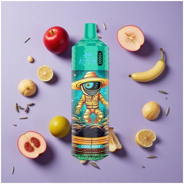 Atvēsināta Mētra JNR Alien 10000 Puffs Vienreizlie