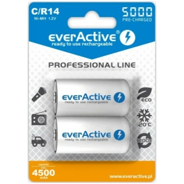 Uzlādējamās baterijas Everactive Professional Line