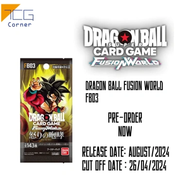 Dragon Ball Fusion World Booster Pack FB03 Japanes