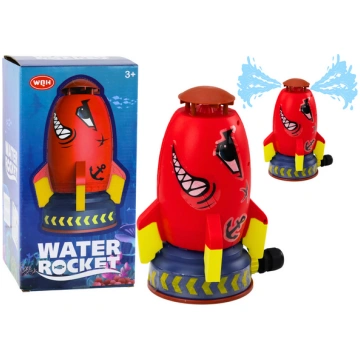 Water Rocket Sprinkler Launcher Red Shark