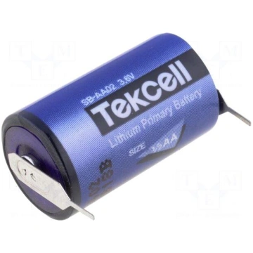 Battery: lithium | 1/2AA | 3.6V | 1200mAh | non-re