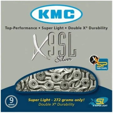 Kmc X9Sl Super Light 3/32 - Silver