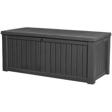 Dārza uzglabāšanas kaste KETER ROCKWOOD 570 l (gra