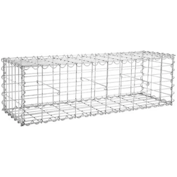 Gabions 100 x 30 x 30 cm. GGB133, sudraba krāsā Na