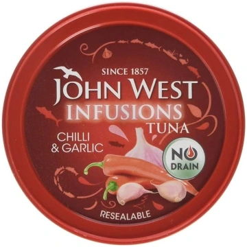 John West Tuna Infusions Chilli & Garlic 80g ANEB0