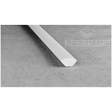 Stūris iekšējais F09 14 270cm 14mm balts EFFECTOR 
