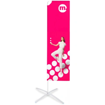 Pludmales karogs – mFlag Straight - S Bez masta Ta