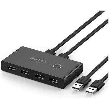 UGREEN USB Switch 2PC KVM USB Switch 2 in 4 Out fo