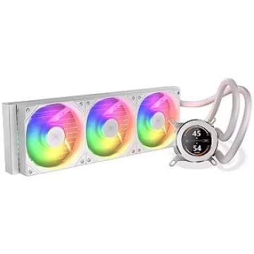 SilentiumPC HydroGlance 360 ARGB LCD, White (KRXE0
