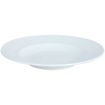 Zupas šķīvis zupas Domoletti, Ø 22 cm, balta krās