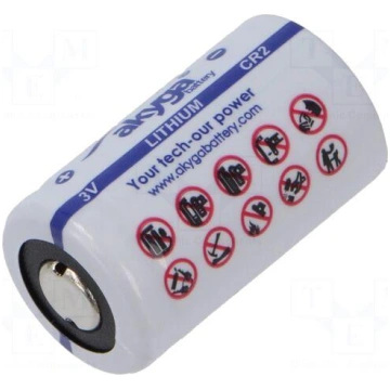 Battery: lithium | CR2 | 3V | 1000mAh | non-rechar