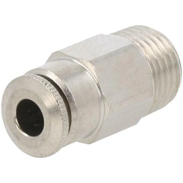 Push-in fitting; straight; 0÷30bar; nickel plated 
