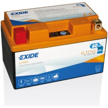 Moto akumulators Exide Li-Ion ELTZ14S 5Ah 12V 290A