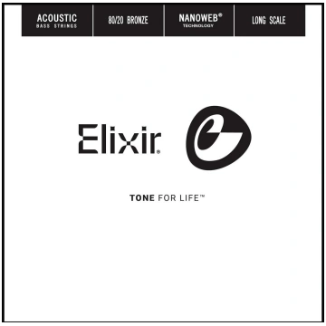 15745 Acoustic Bass nanoweb Single 045 Elixir - mū