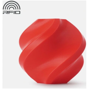 PLA Basic sarkans (10200) / filaments ar spoli Bam