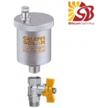 *CALEFFI automātiskais solārais atgaisotājs ar ven