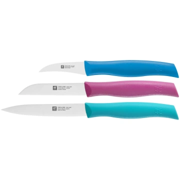 ZWILLING TWIN GRIP 3 peilių rinkinys įvairių spalv