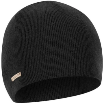 Cepure Urban Beanie Cap Black Merino Wool