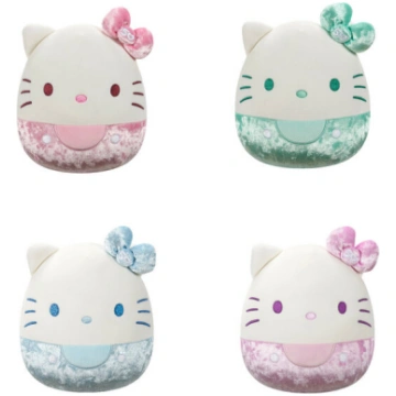 Mīkstā rotaļlieta Squishmallows Hello Kitty samta 