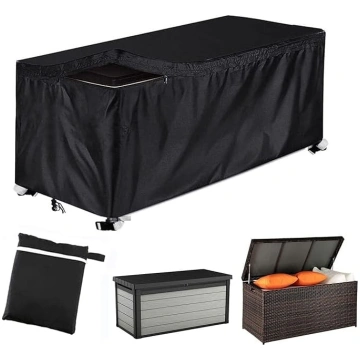 Outdoor Deck Box Cover with Zipper, Waterproof, 42