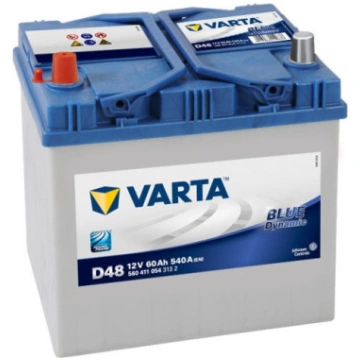 Akumulators Varta Blue Dynamic D48, 12 V, 60 Ah, 5