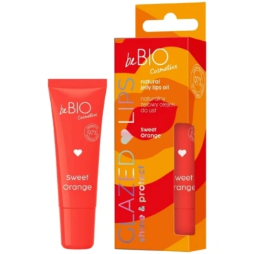 BE BIO_Glazed Lips dabīga gēla lūpu eļļa Sweet Ora
