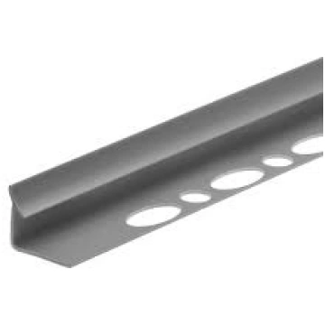 FLĪŽU LĪSTE PVC 9MM Tumši Pelēka iekšējais stūris 