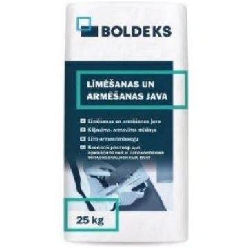 Boldeks līmēšanas un armēšanas java, 25kg Boldeks 