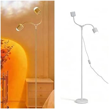 Ziemeļvalstu modernā ūdens viļņu grīdas lampa ar d