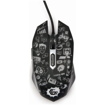 MOUSE USB OPTICAL BLACK/MUS-6B-GRAFIX-01 GEMBIRD