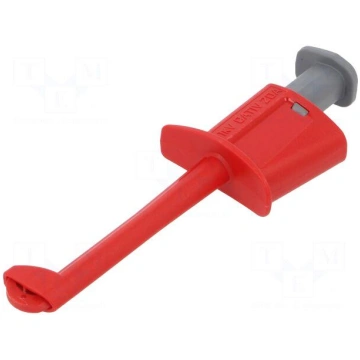 Clip-on probe | hook type | 20A | red | Grip capac