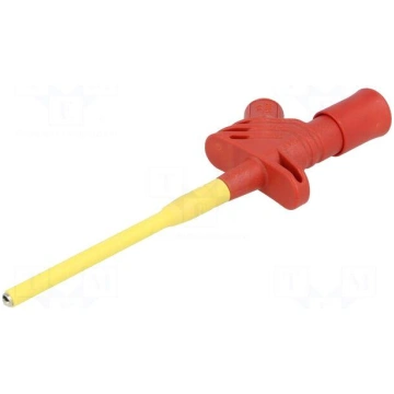 Clip-on probe | hook type | 6A | 1kVDC | red | Gri