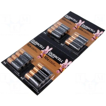 Battery: alkaline | AA | 1.5V | non-rechargeable |